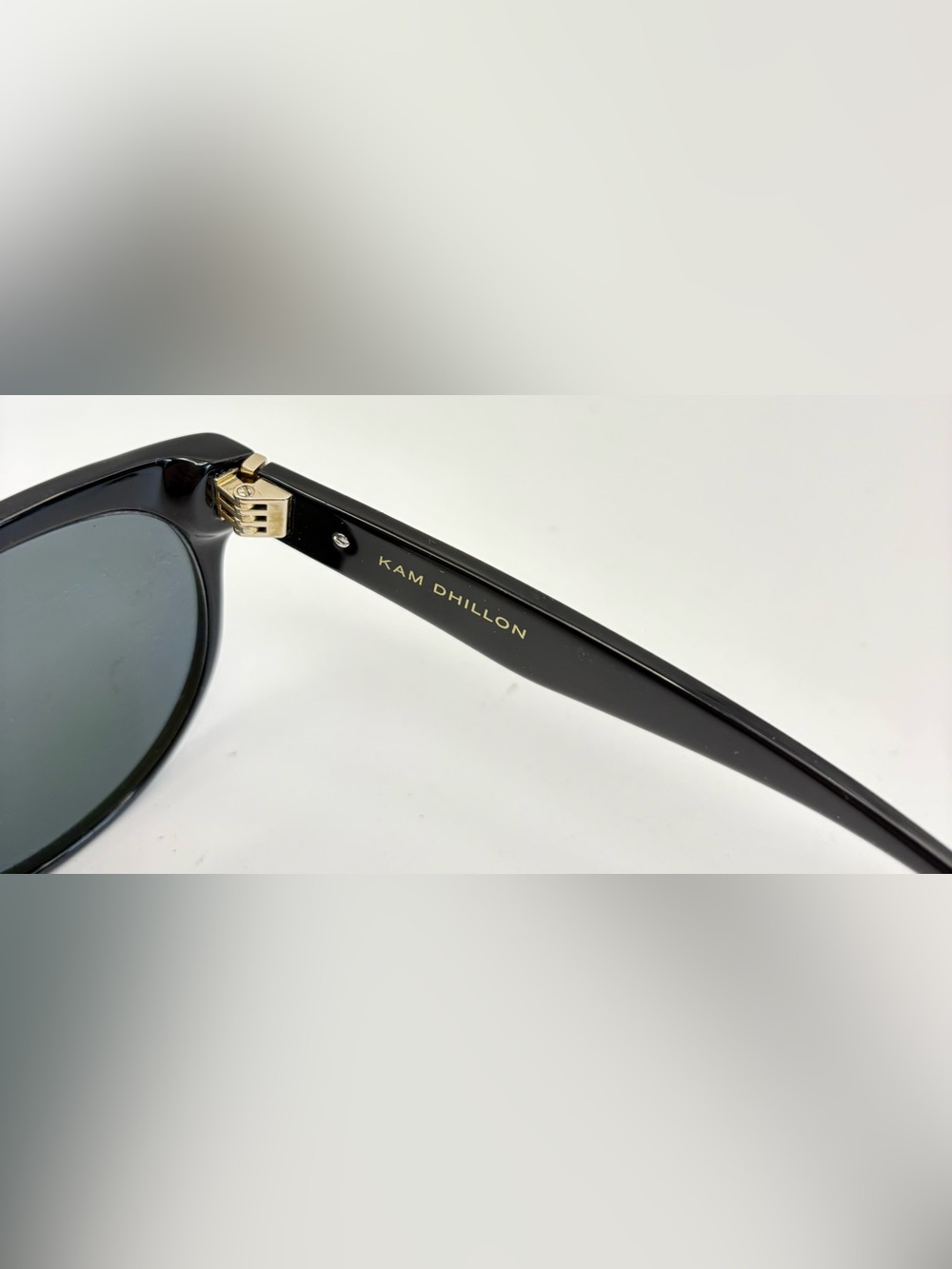 Kam Dhillon 305S Black Oval Tortoise Oval Sunglasses Frames Only - Picture 7 of 8